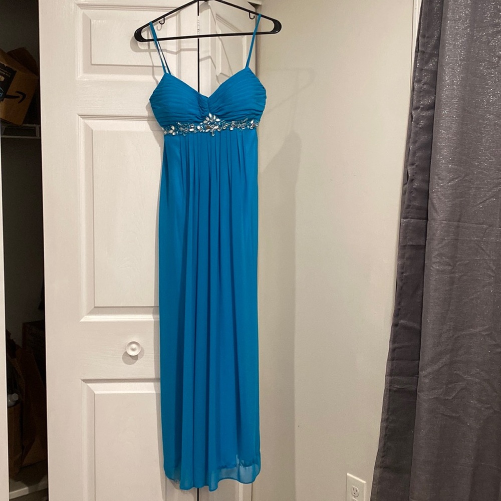 Dave & Johnny | Prom Dress with Rhinestones